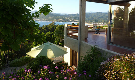 Terrassen vakantiehuis op Corsica
