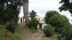 Villa Arbousier oprit met ingang