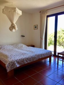 Villa Arbousier slaapkamer met uitzicht op zee